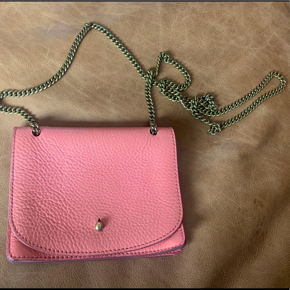 Madewell small pink chain crossbody